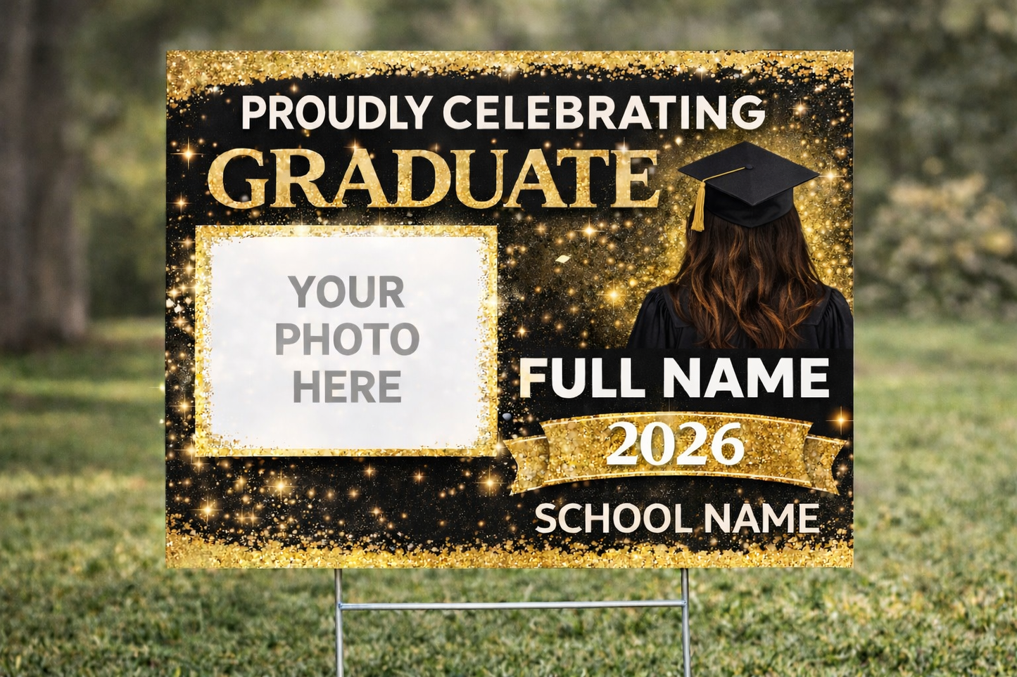 Graduation Yard Sign