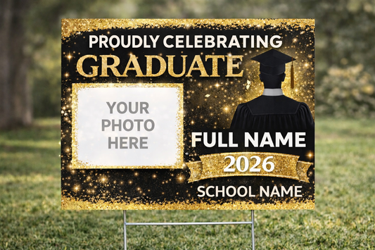 Graduation Yard Sign