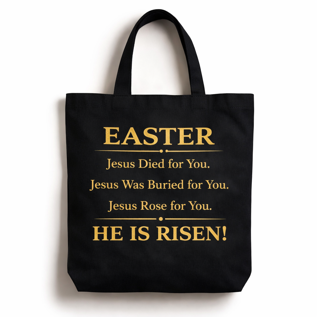 Easter- He is Risen Tote Bag