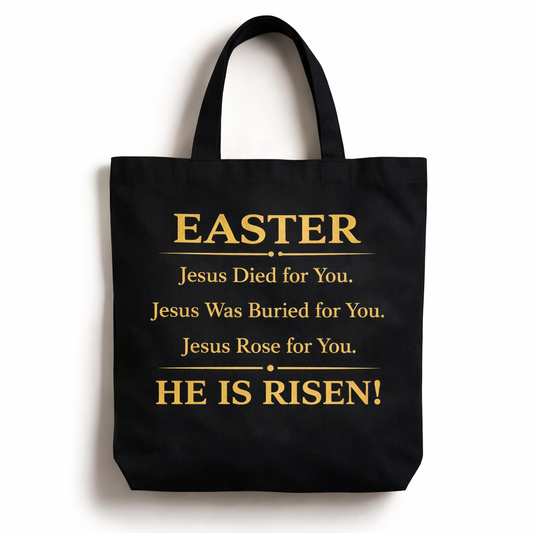 Easter- He is Risen Tote Bag
