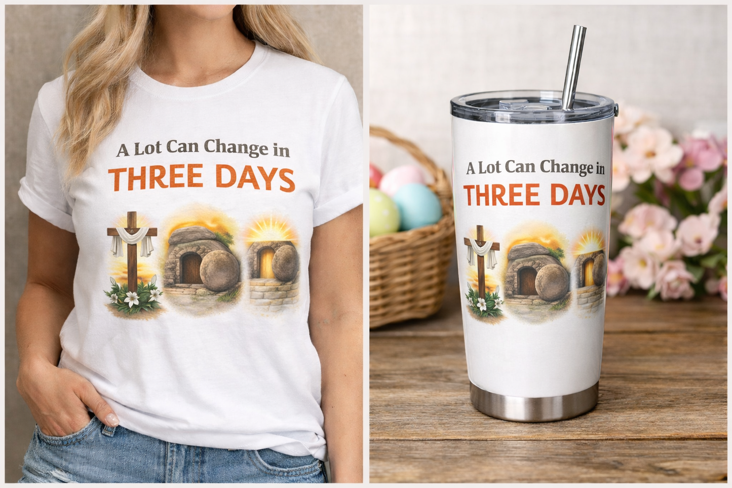 Three Days Tee + Tumbler Bundle